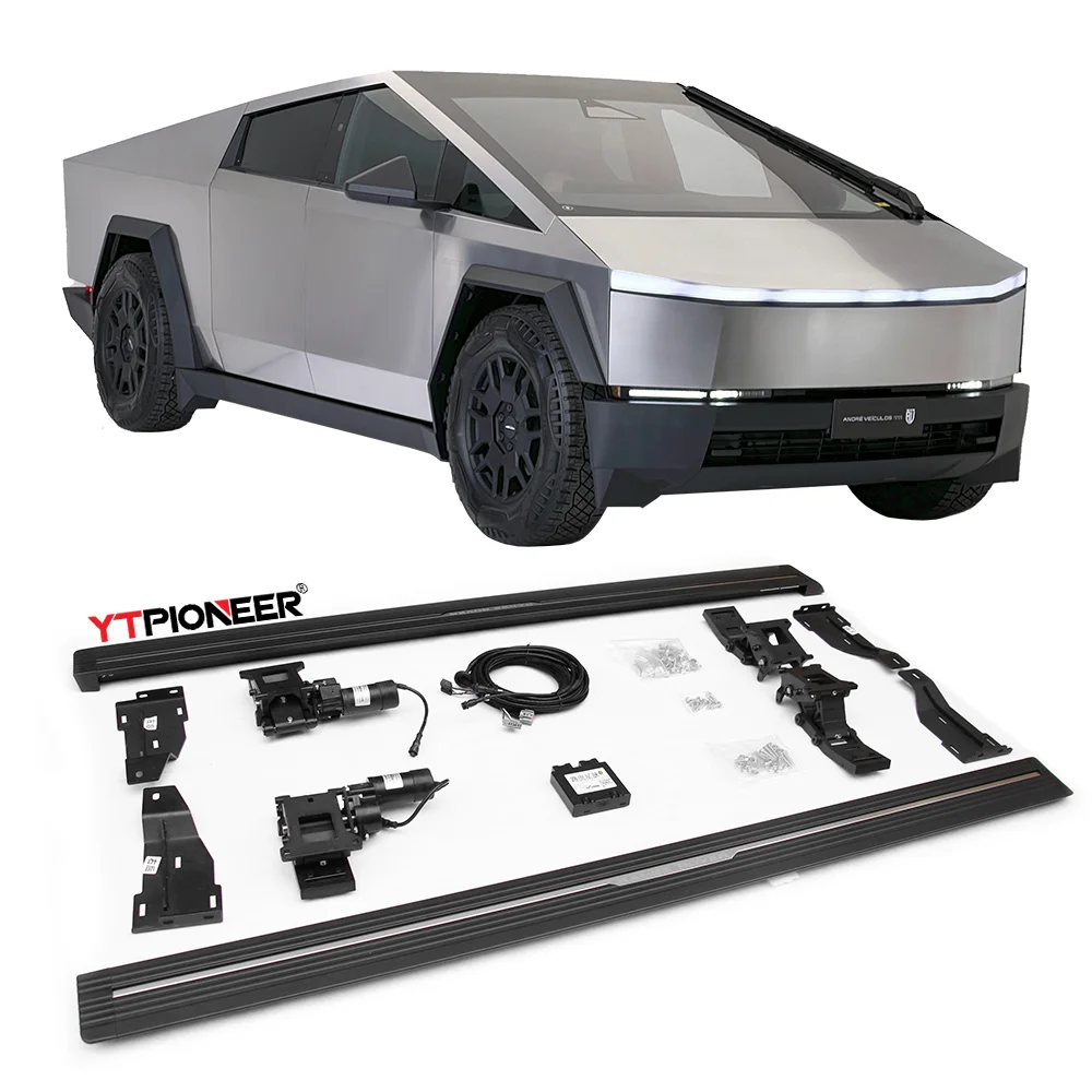 

For Tesla Cybertruck Pickup Electric Side Foot Steps Cyber Truck Automatic Retractable Power Running Boards