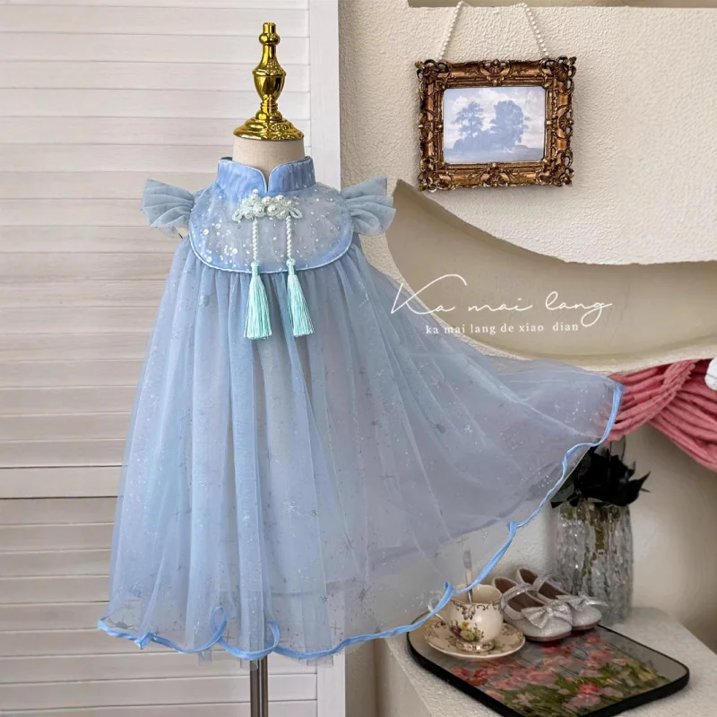 Рисунок 2 - Платье для девочек2025Летний новый стиль