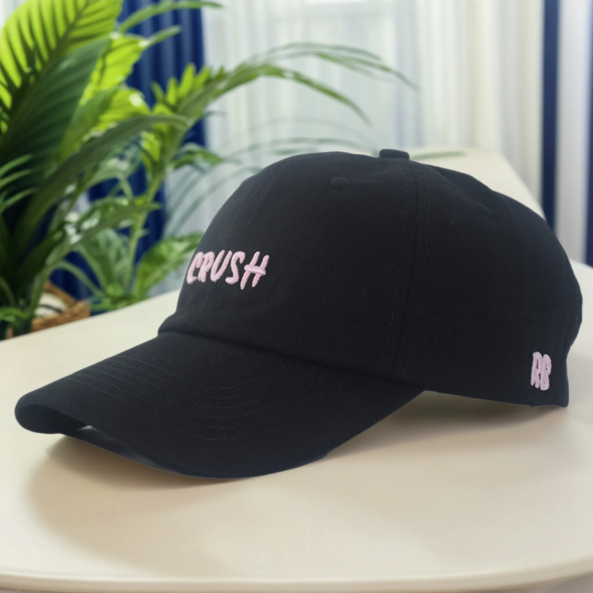 

Crush RB Unisex Soft Cotton Ruslan Baginskiy Embroidered Letter Baseball Cap Men Women Spring Dad Hat Velcro Strap