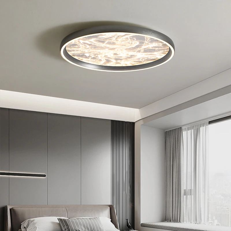 QIYIMEI Bedroom Lamps Modern LED Chandelier Lights For Kitchen Full Spectrum Room Main Lamp 3D Cloud Advanced Sense LED Fixture