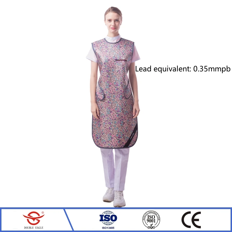 

X-ray radiological protection 0.35mmpb sleeveless lead apron radioactive laboratory nuclear radiation protective lead clothing