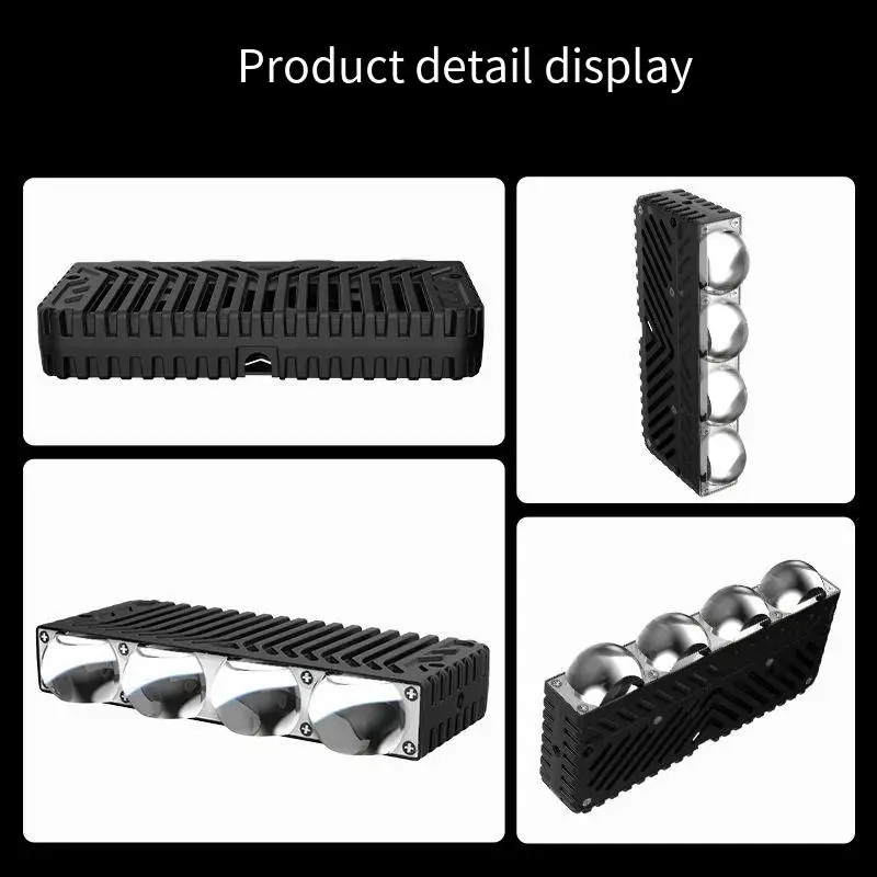 

12V RGB LED Daytime Running Light High Brightness Car Grille Spot Light for Vehicle Modification