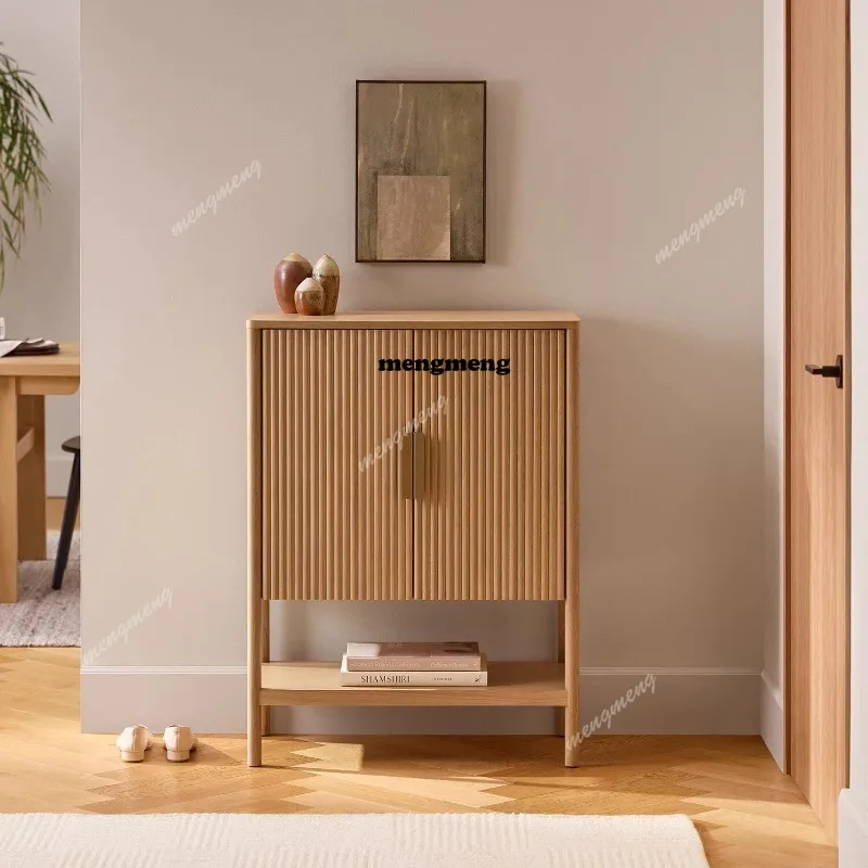 

solid wood dining side cabinet American rural home against the wall foyer entrance cabinet retro old decorative cabinet