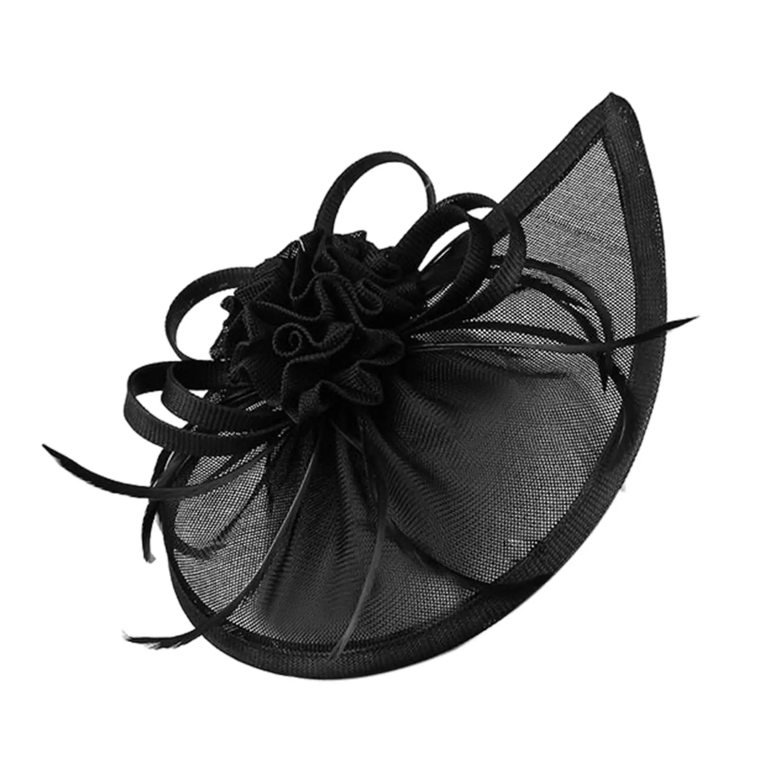 Flower Fascinators Hat, Headdress Headband Hair Clip Accessories Costume Mesh Top Hat for Wedding Prom Women