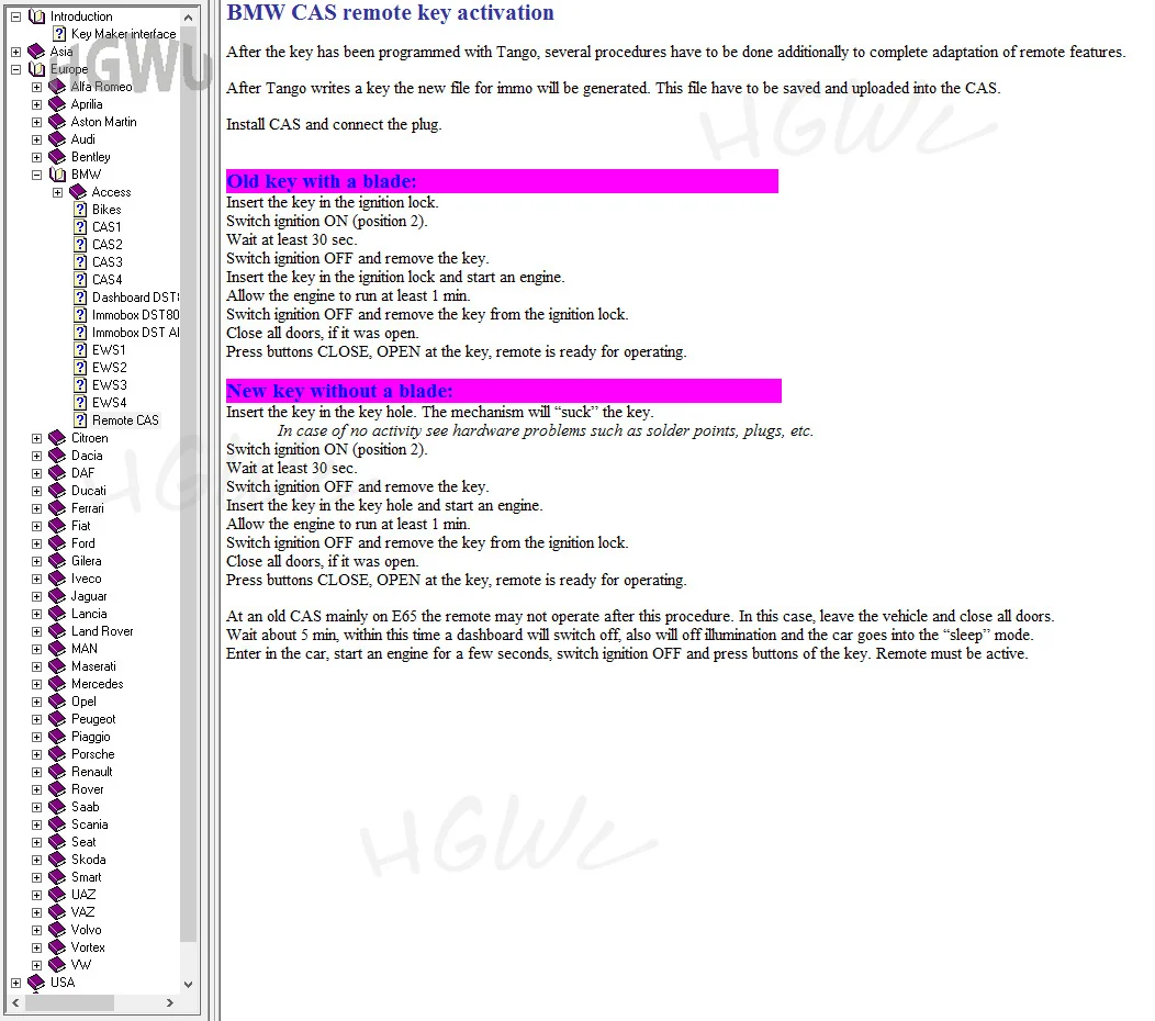 Software for Immo Box Locations for all Key Lost Maker for Maker Key Programming Show Original Allowed Transponder Data Location