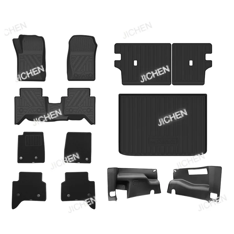 

Carbon Fiber Grain TPV Foot Pad for Tail Box Pad TPE Backrest Side Surround Pad Neu versandte Artikel