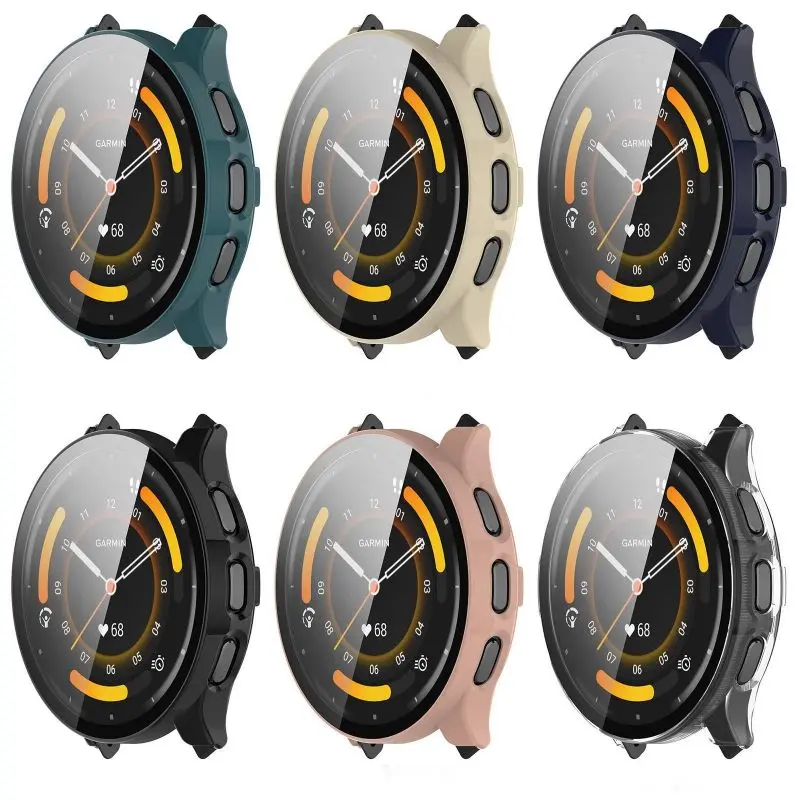 Custodia in vetro temperato per Garmin Venu 3 3S Smart Watch cinturino copertura protettiva paraurti Venu3 Venu3S protezione schermo Shell Accessori