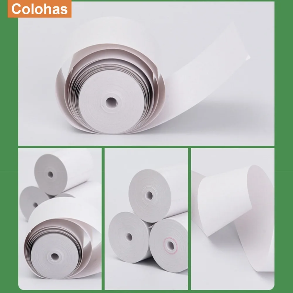 10PCS 57*30mm 40/50MM Thermal Paper White Children Camera Instant Print Kids Camera Printing Paper Replacement Accessories Parts