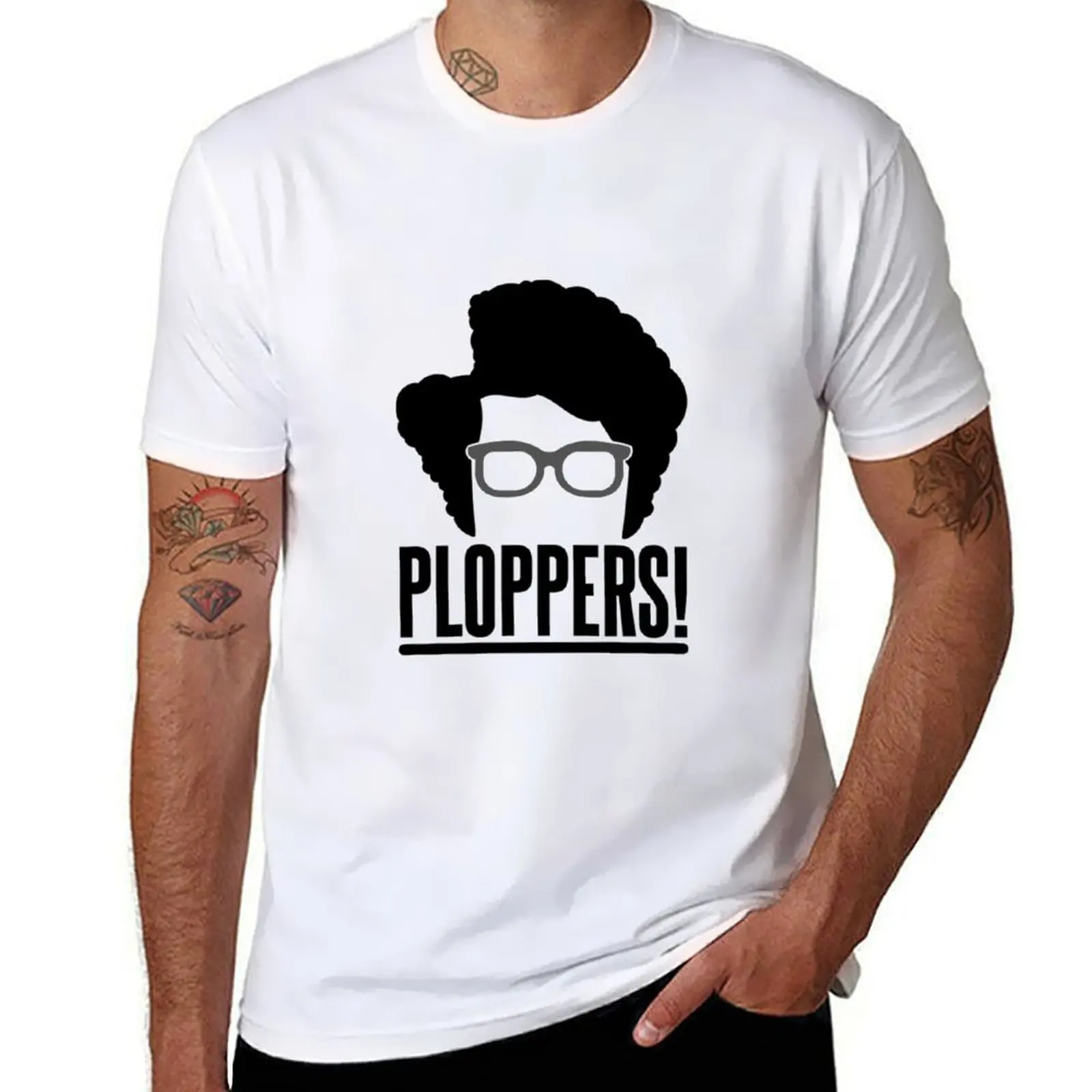 

Maurice Moss Quote Ploppers T-Shirt cotton t shirt pack man t shirts high quality luxury brand T-Shirt