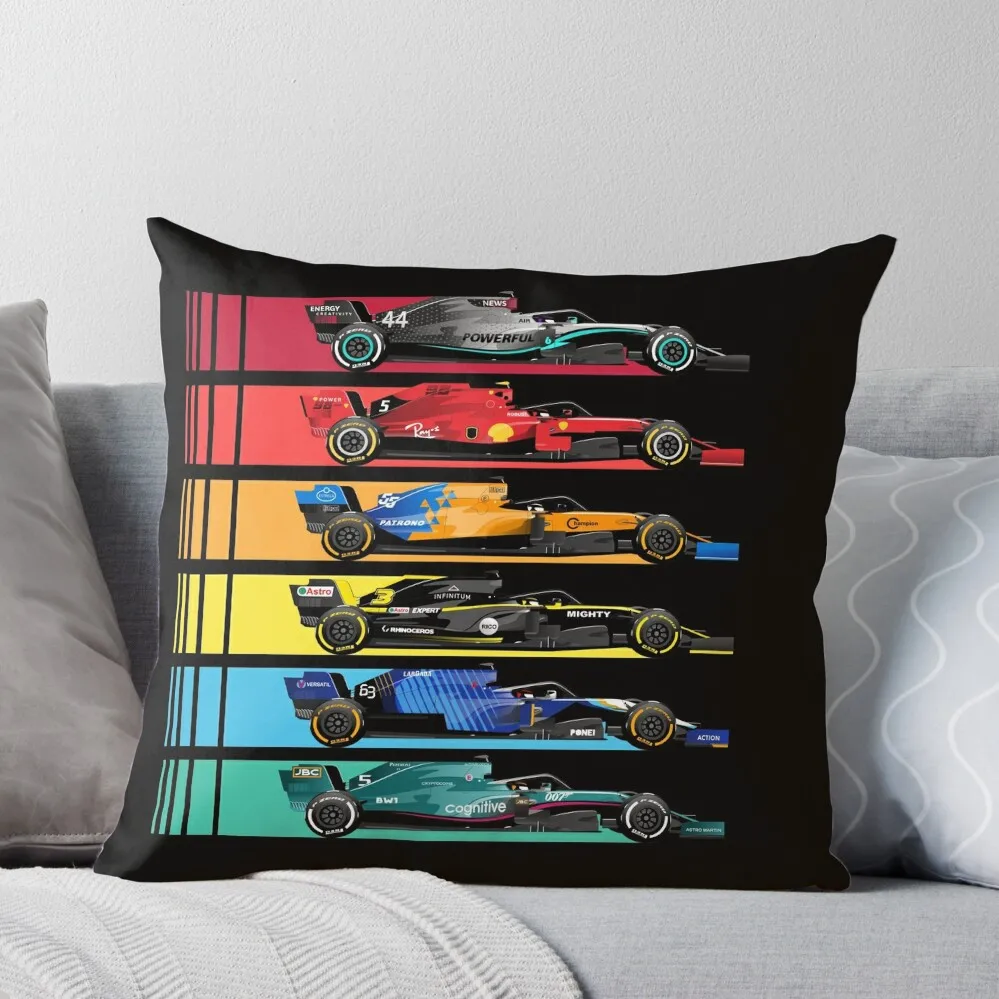 

Formula Racing Cars 2023 Throw Pillow Decorative pillowcase Room decorating items Sofa Pillow Cover