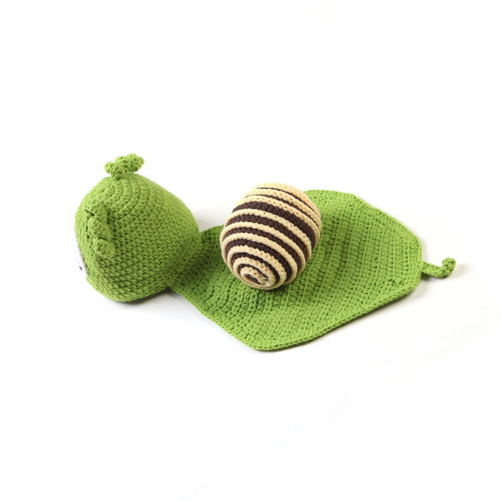 

Cyan Snail Baby Set Soft Premium Material Newborn Photography Props Cute Outfits Baby Modeling Clothes Costumes