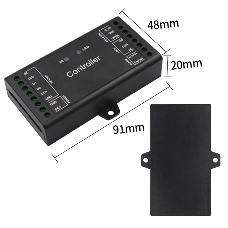 ABLU-TUYA Wifi Controller Single Door Remote Control Access Control Board Panel 12V Wiegand 26-44 Bits Input 1000 User