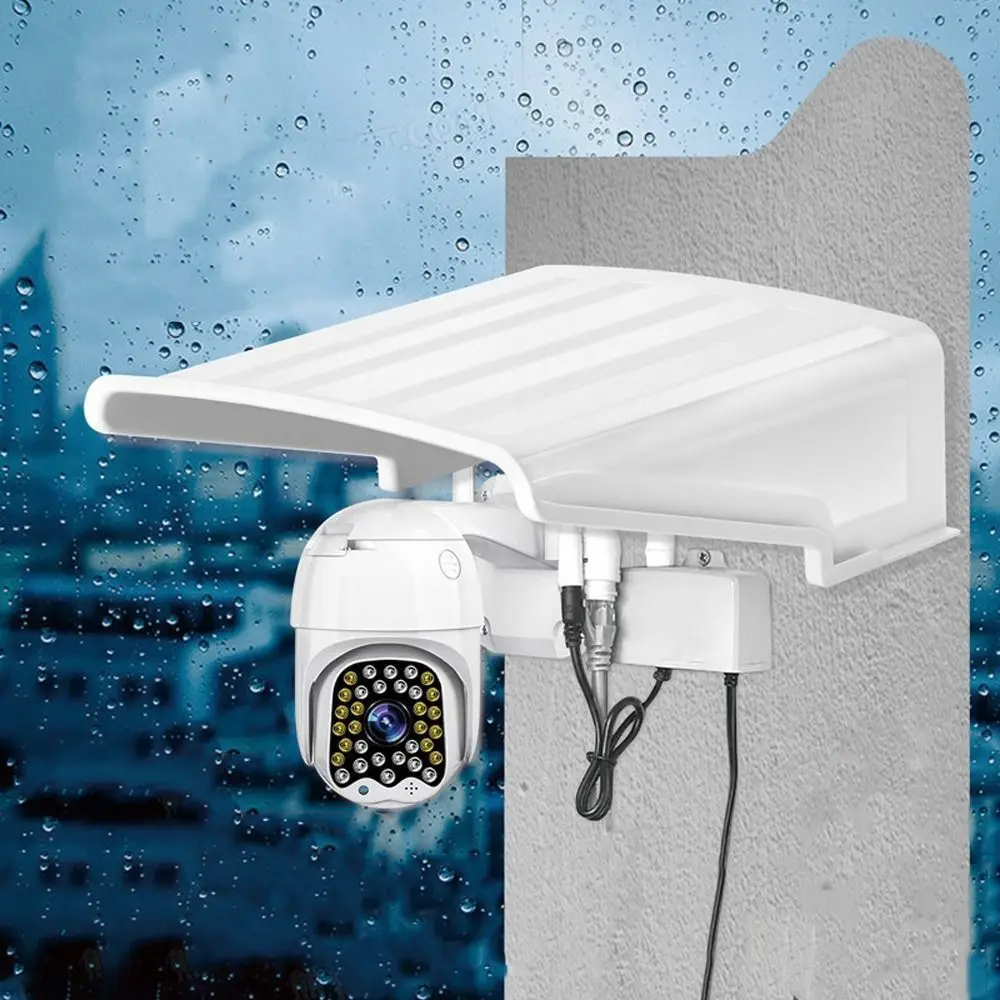 Weatherproof Security Camera Cover Dust-Proof Weather Resistant Outdoor Camera Protector Wall Mounted Sturdy Rain Shade Cover