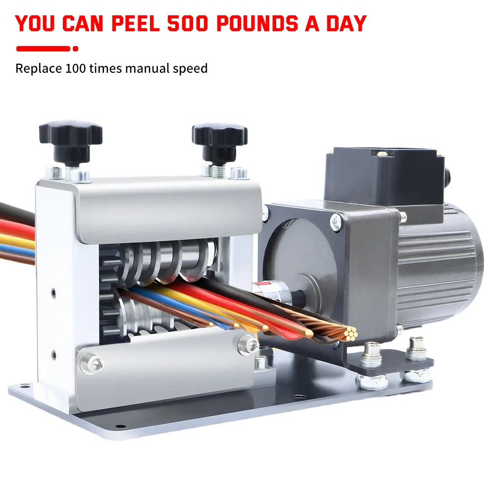 New 1-70mm² Commercial Wire Stripping Machine Waste Copper Cable Peeler Automatic 6 Hole Stripper Machines