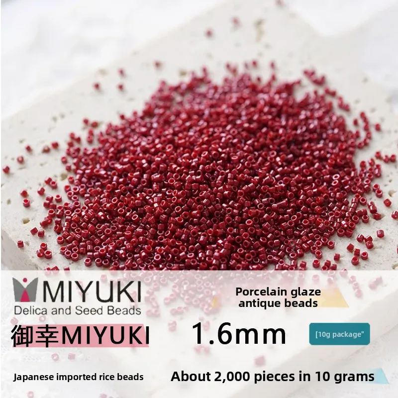 

MIYUKI DB 1.6mm 11/0 Glazed Delica Beads Bulk for DIY Beading Jewelry Craft Supplies