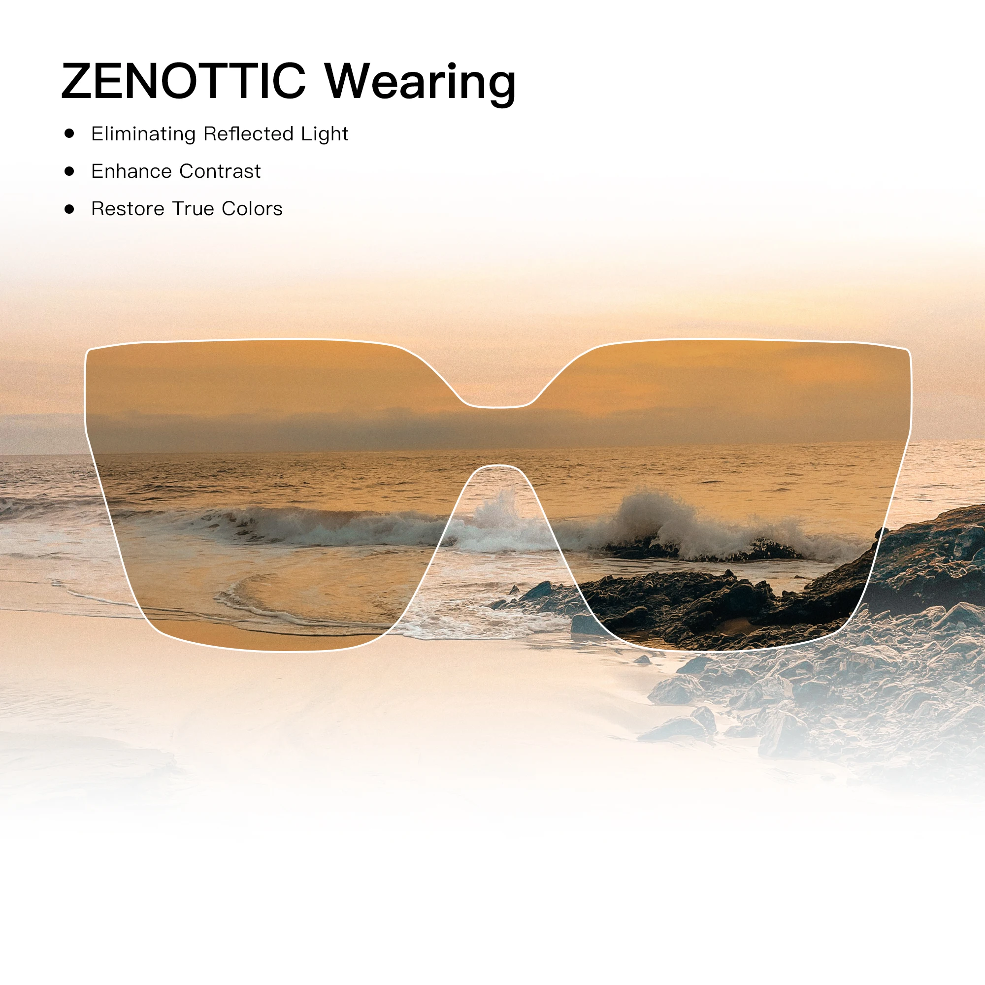 ZENOTTIC 2024 Trend Square Polarized Sunglasses Women Uv400 Protection Shade Ultra Light Acetate Fashion Sun Glasses ZS6217