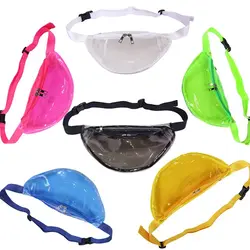 PVC Sports Fanny Pack Gift Waterproof Transparent Crossbody Chest Bag Waist Bags Outdoor