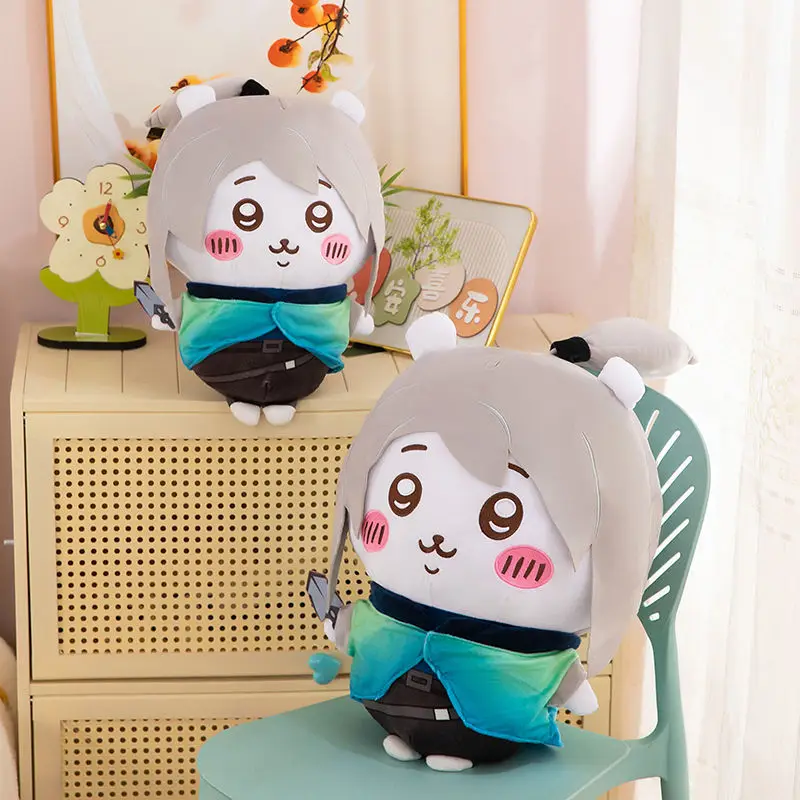 Peluche 20cm Anime VALORANT Jett Kawaii coton peluche poupée créative sac à dos pendentif ornement ou cadeau de Festival cadeau d'anniversaire