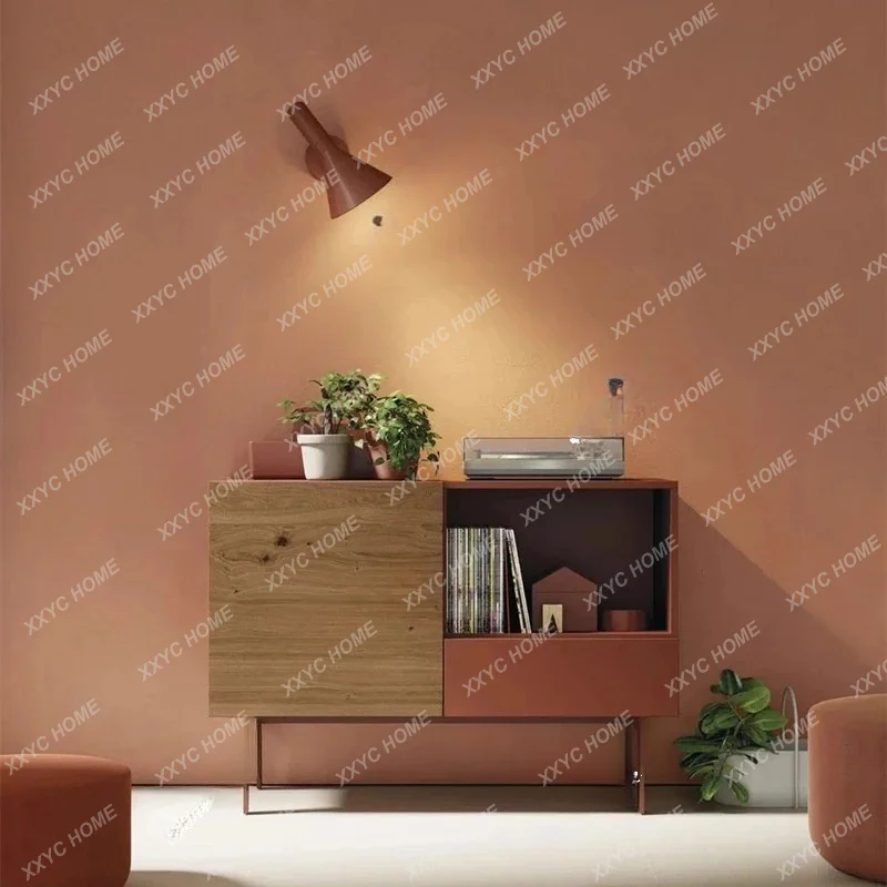 

Lcreative sideboard wabi-sabi style minimalist bedroom chest of drawers