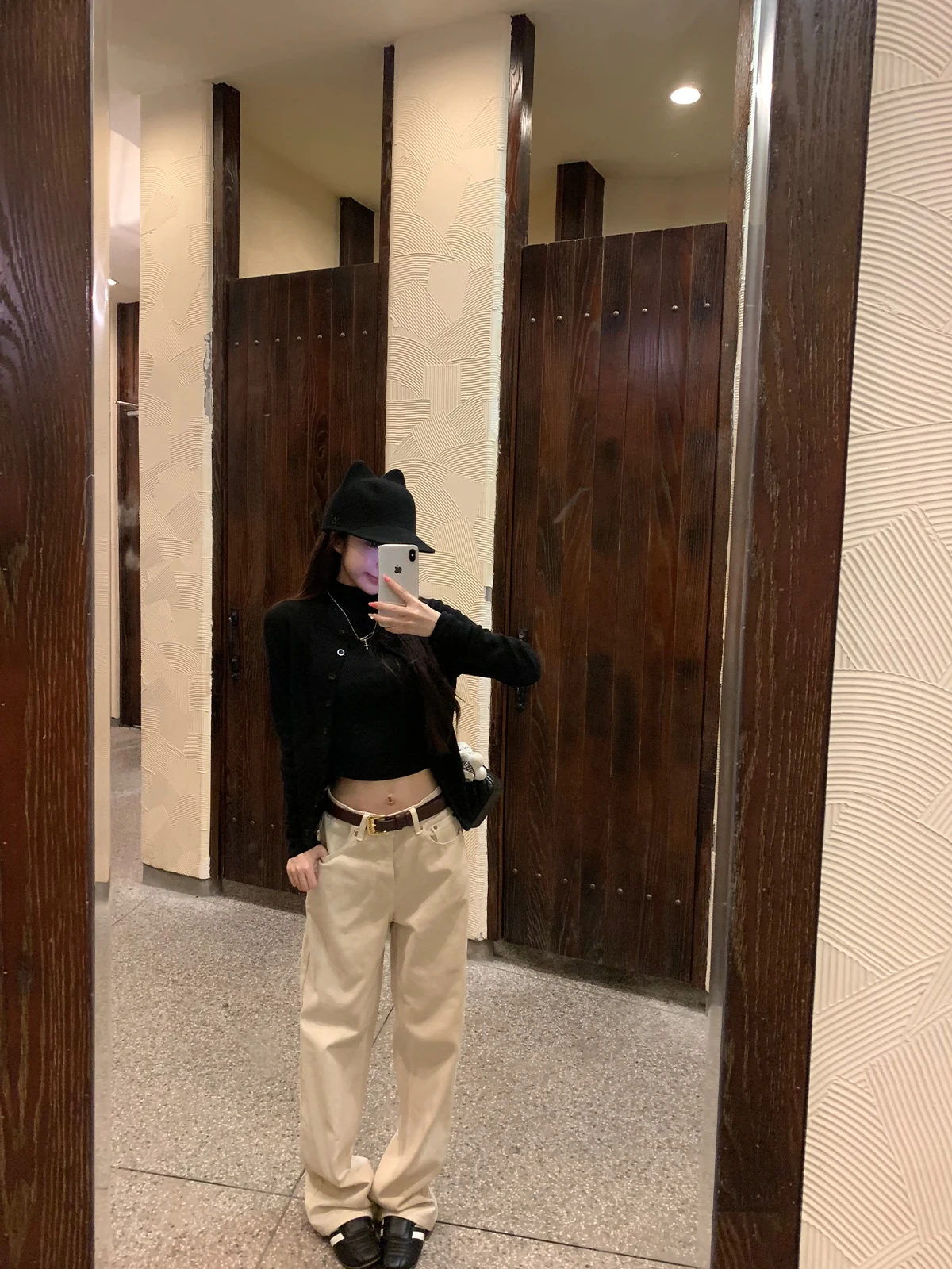 

Джинсы FHEER женские прямые широкие с низкой/средней посадкой, свободного кроя, длинные брюки, цвет цементный белый, новинка 2025