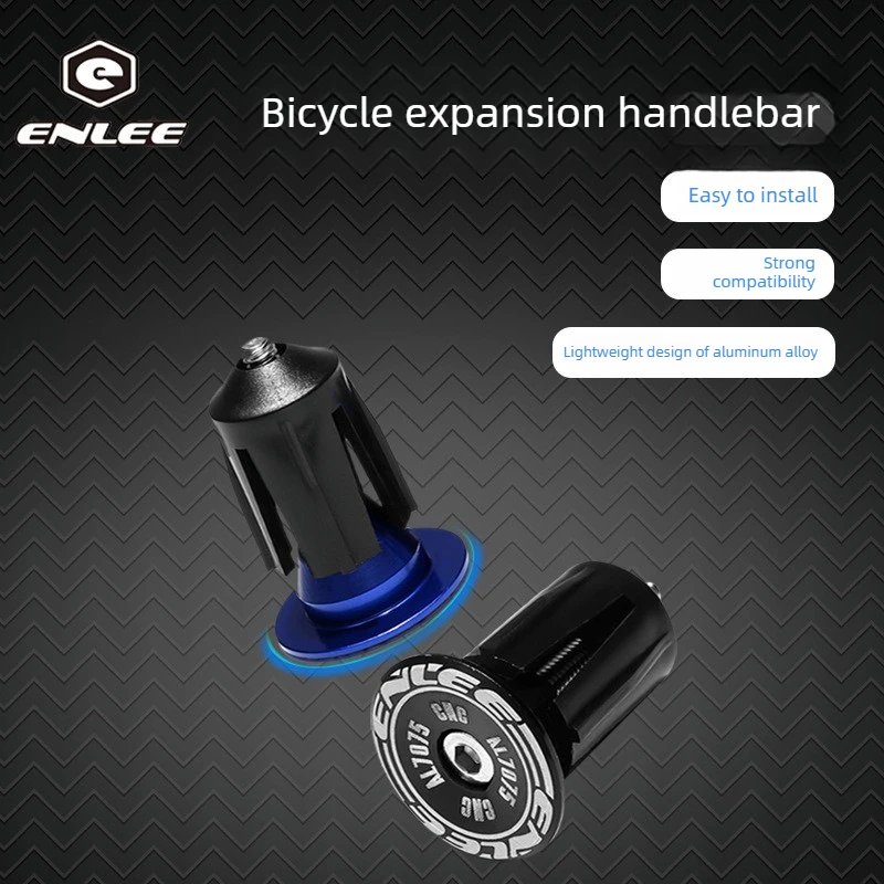 

ENLEE Plug Aluminum Alloy HandlePlug Mountain Bike Expansion LockPlug Bicycle Handle Plug Accessories