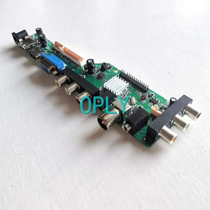 Imagem -05 - para Lm200wd1 Ltm200kt03 Lcd Controlador Digital Dvb Placa 20 2-ccfl Lvds 30 Pinos Usb Hdmi-compatível Vga av rf Kit Faça Você Mesmo 1600*900