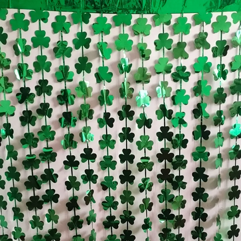 1Pack Door Curtain St Patrick's Day Door Decor Festive Party Adornment Reusable Bar Hotel Office