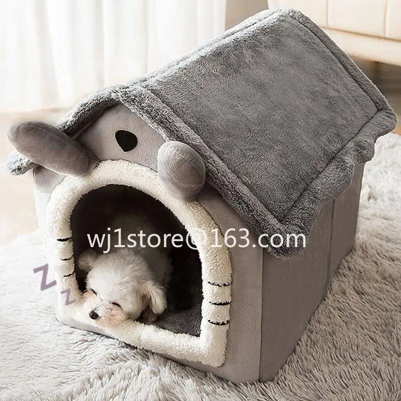Cat litter house type, warm in winter, small cat litter, universal in all seasons, removable and washable pet litter cushion