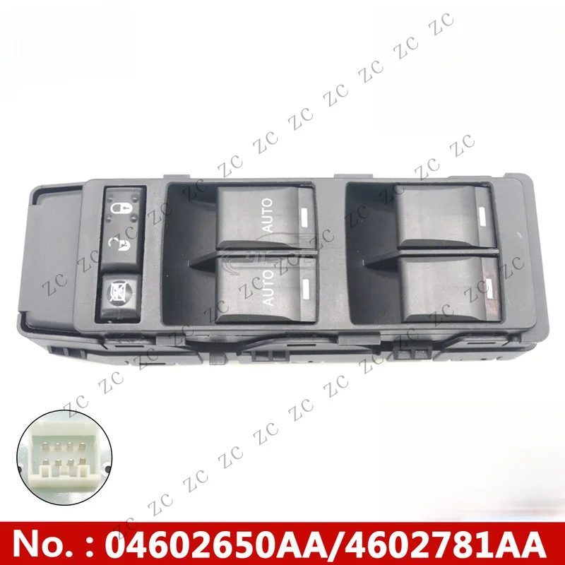 S+ Master Power Window Switch Left Driver Side FOR Chrysler  Jeep 4602781AA