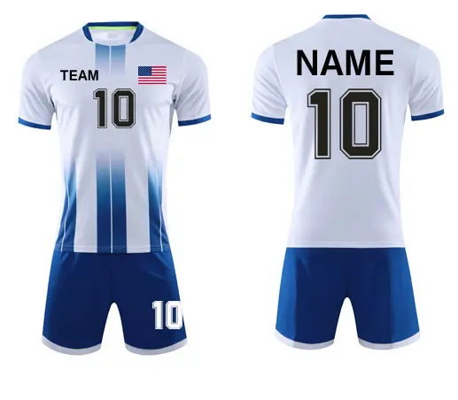 Customized children's football uniform set for boys in kindergarten, primary and secondary school students in training camp, sho
