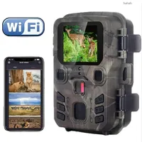 MINI301 Outdoor Wifi Hunting Trail Camera APP Control 24MP 1296P Night Vision Motion Infrared Detection Wildlife Traps Photo Cam