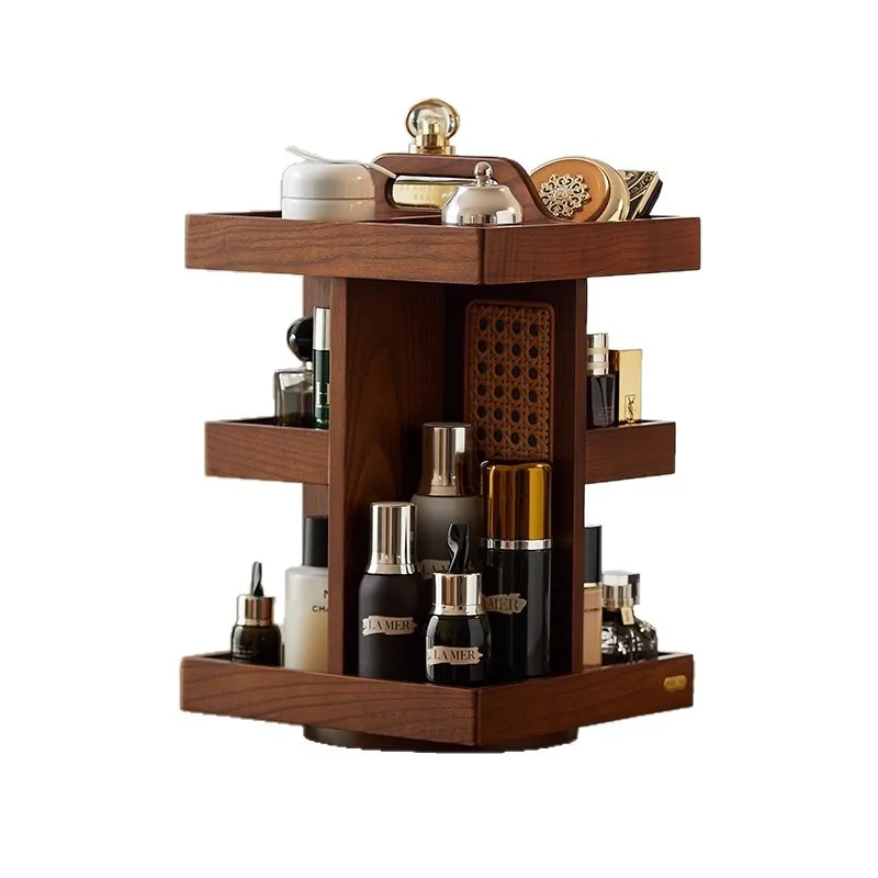 Premium desktop cosmetics storage box lipstick perfume finishing storage rack skin care products multi-layer rotating rack