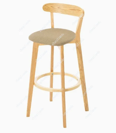 

Wooden bar stools, modern dining and office stools, luxury lounge chairs for Nordic style interior decoration