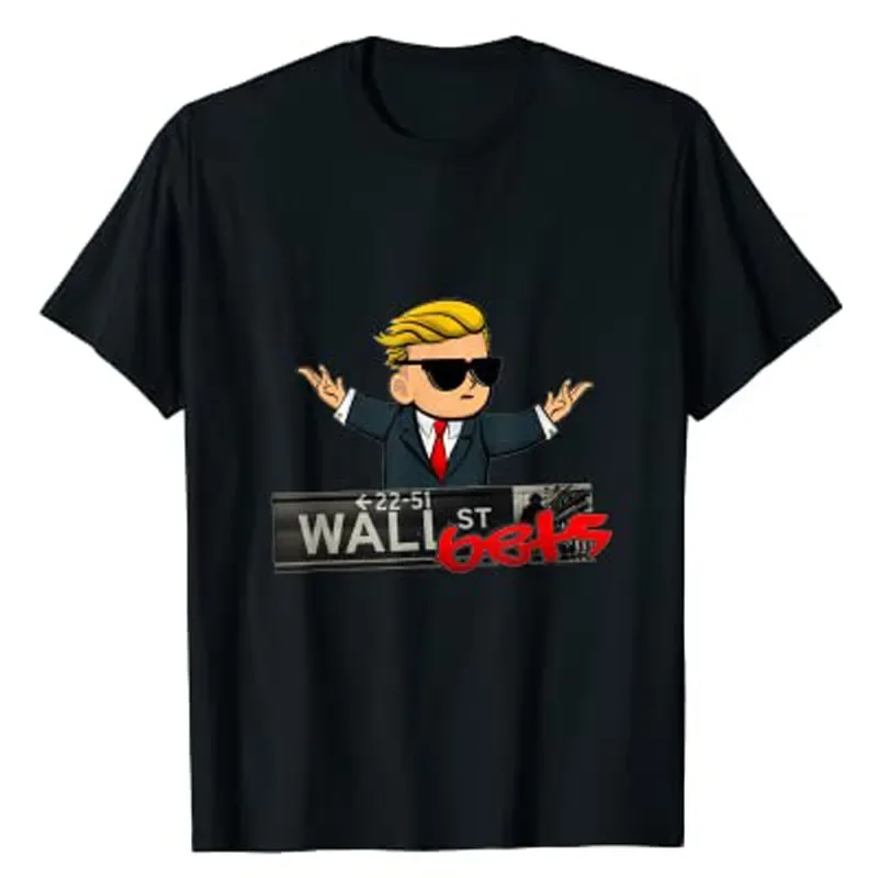 Wall Street Bets Guy - WSB Stock Market Options Shirt WallStreetBets Day Trader Tendies Funny T-Shirt WSB Mascot Tee Tops