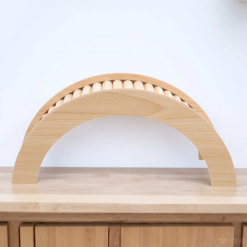 Wooden Hamster Bridge Small Pet Climbing Ladder for Guinea Pig Rabbit Chinchilla Rat Cage Decor Wood Ramp Playground