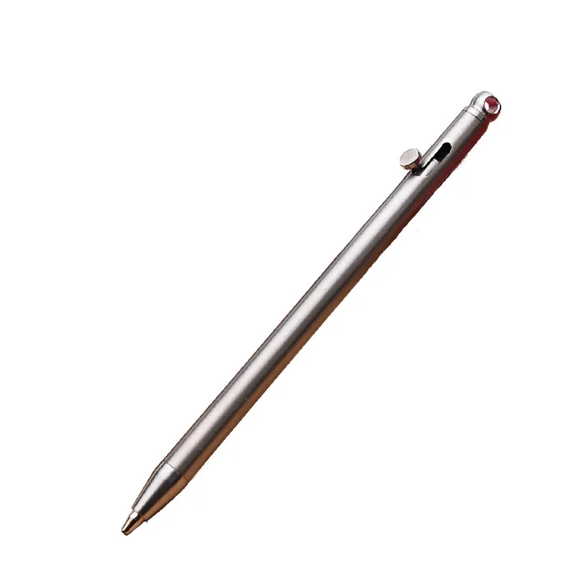 Bolt Action Pen Mini tytanowy przenośny długopis EDC gadżet sprzęt zewnętrzny osobowość kreatywny długopis Signature EDC długopis narzędzia do pracy