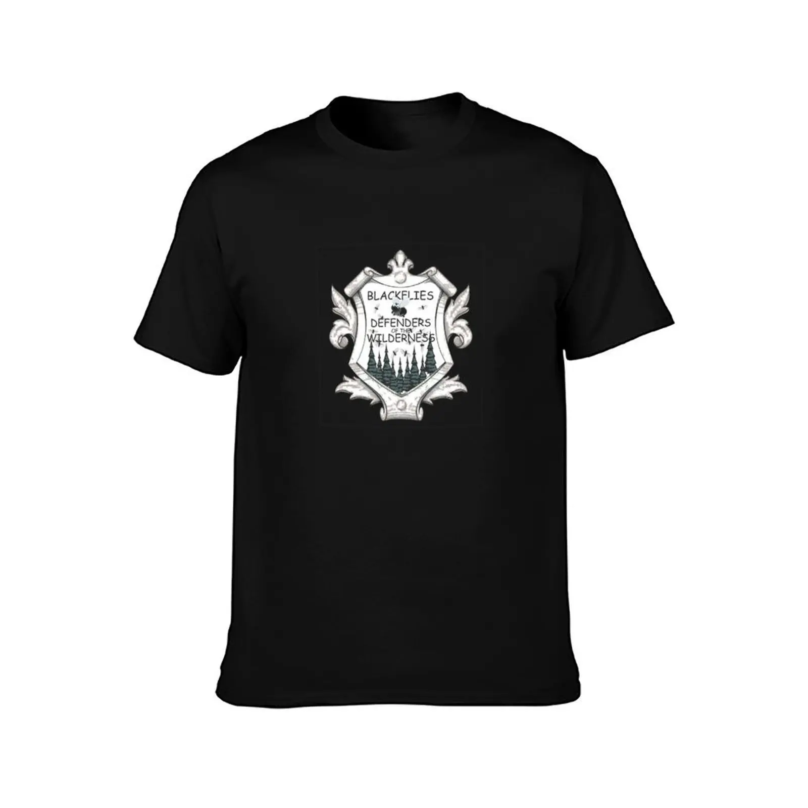 Blackflies Defenders of the Wilderness T-Shirt t shirts for man cotton funny T-Shirt