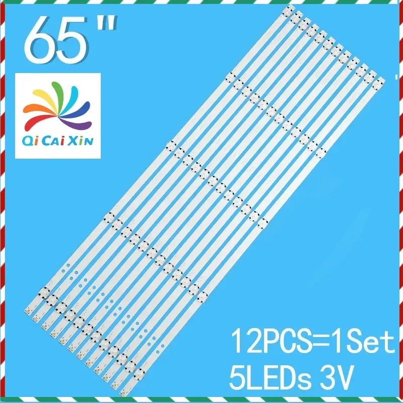 

655mm LED Backlight strip 5 Lamp for SONY 65 "TV KD-65X750F KD-65XF7596 SVA650A66_5LED_REV04_171128