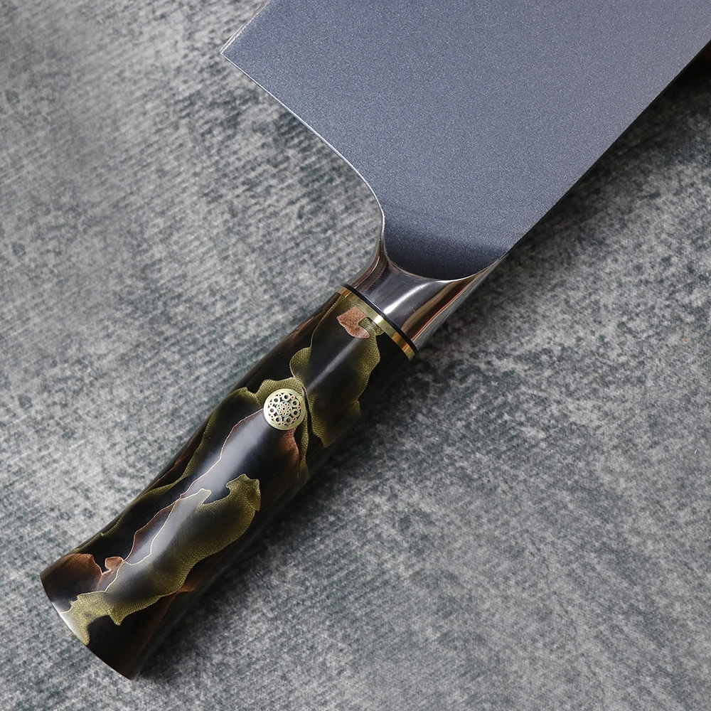 JUMCSONG 7.5-inch Slicing Knife, Tungsten Molybdenum Powder Steel Chef Knife, Daily Cooking Knife, Chef Specific Kitchen Knife