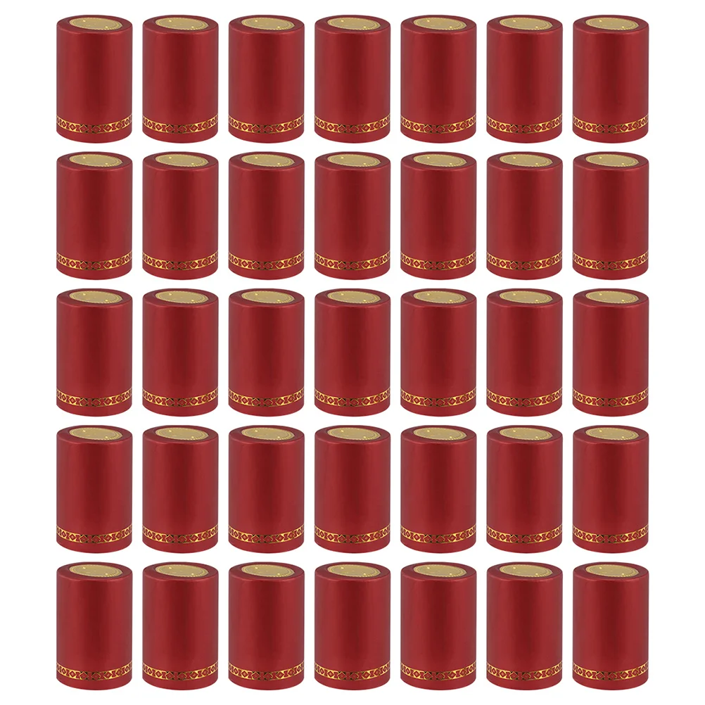 

200Pcs Red Wine Sealed Membrane Heat Shrink Capsules Premium Materials Use Wine Cellar Tools Accessories