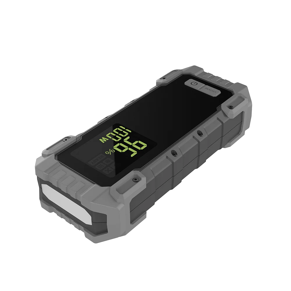 8000mAh High Power LED Light Jump Starter Multiple Charging Protection Emergency Power Supply for Vehicle Starting Inflation