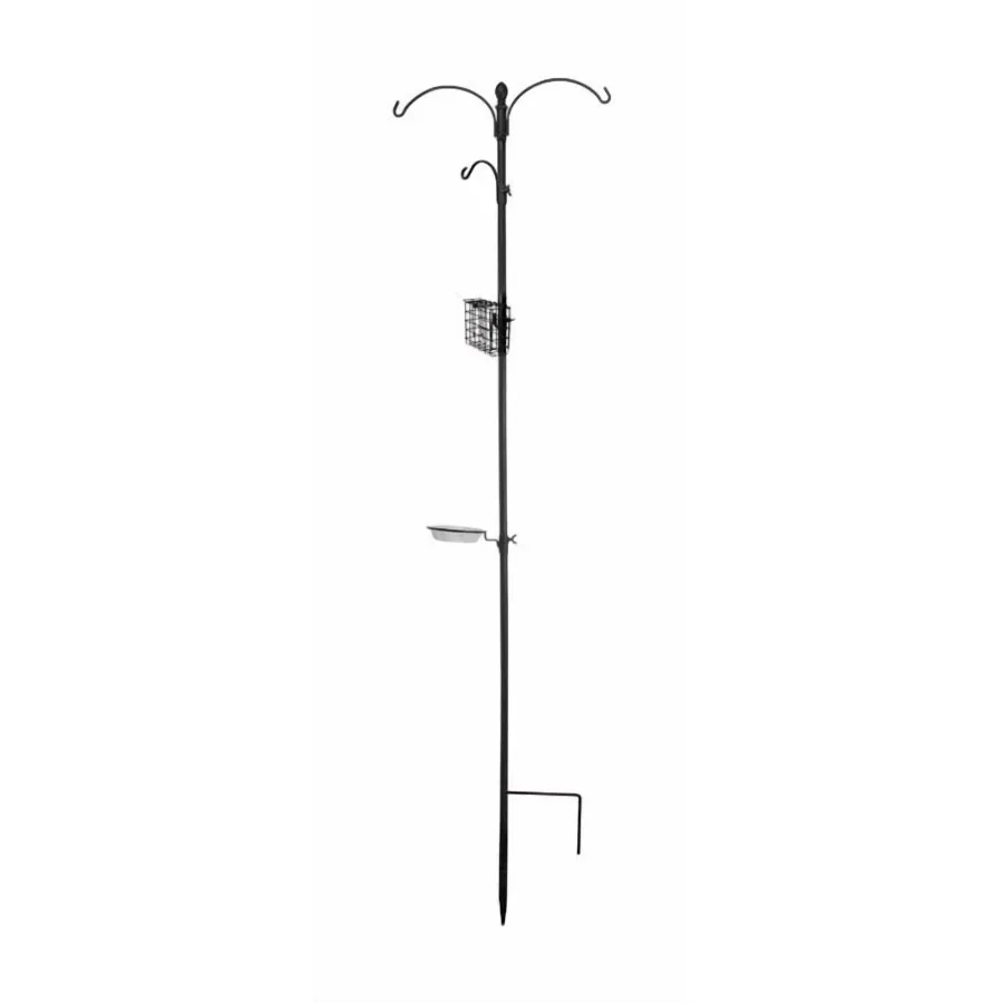 

Комплект для кормления диких птиц черного цвета, высотой 7'1 (2,16 м), идеально подходит для наблюдения за птицами на заднем дворе и для наблюдения за дикой природой на открытом воздухе, прочный, устойчивый к погодным условиям.