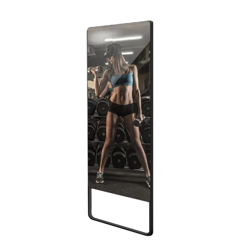 Wifi Smart Virtual Fitting Mirror Workout Fitness Smart Mirror Fitness Mirror