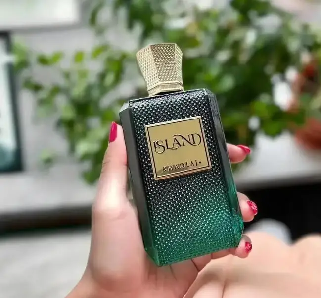 عطر Khadlaj Island Vanilla Eau De Parfum Spray Oriental Tune عطر رجالي يدوم طويلاً عطر دبي العربية 100 مل