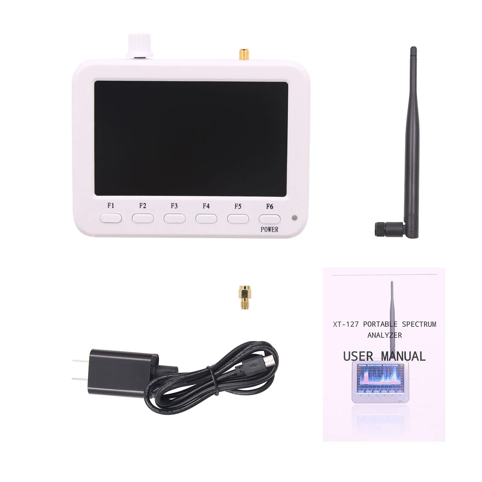XT-127 10-2700MHz Portable Spectrum Analyzer Signal Frequency Meter Measuring Instrument