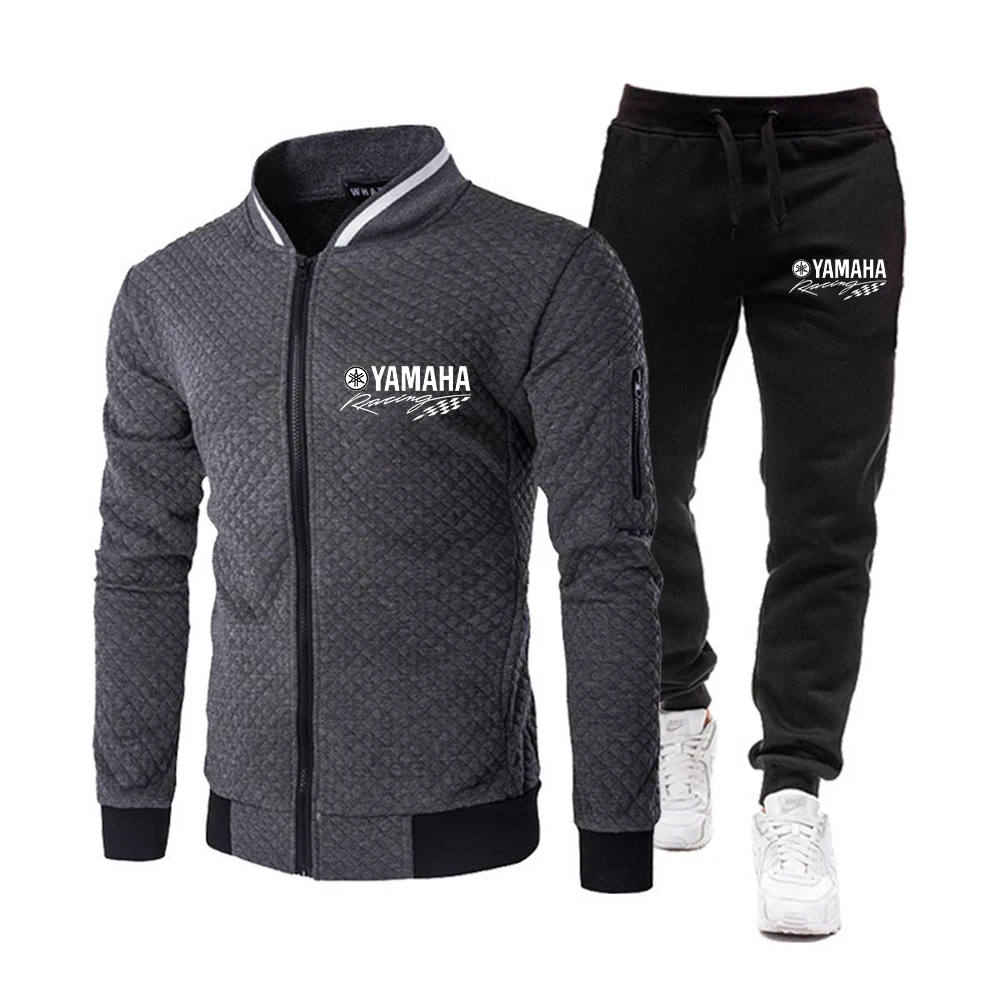 

Autumn and Winter Men's High Quality Yamaha Logo Printed Zipper Jacket New Luxury Fashion Casual Baseball Jacket Multi functiona