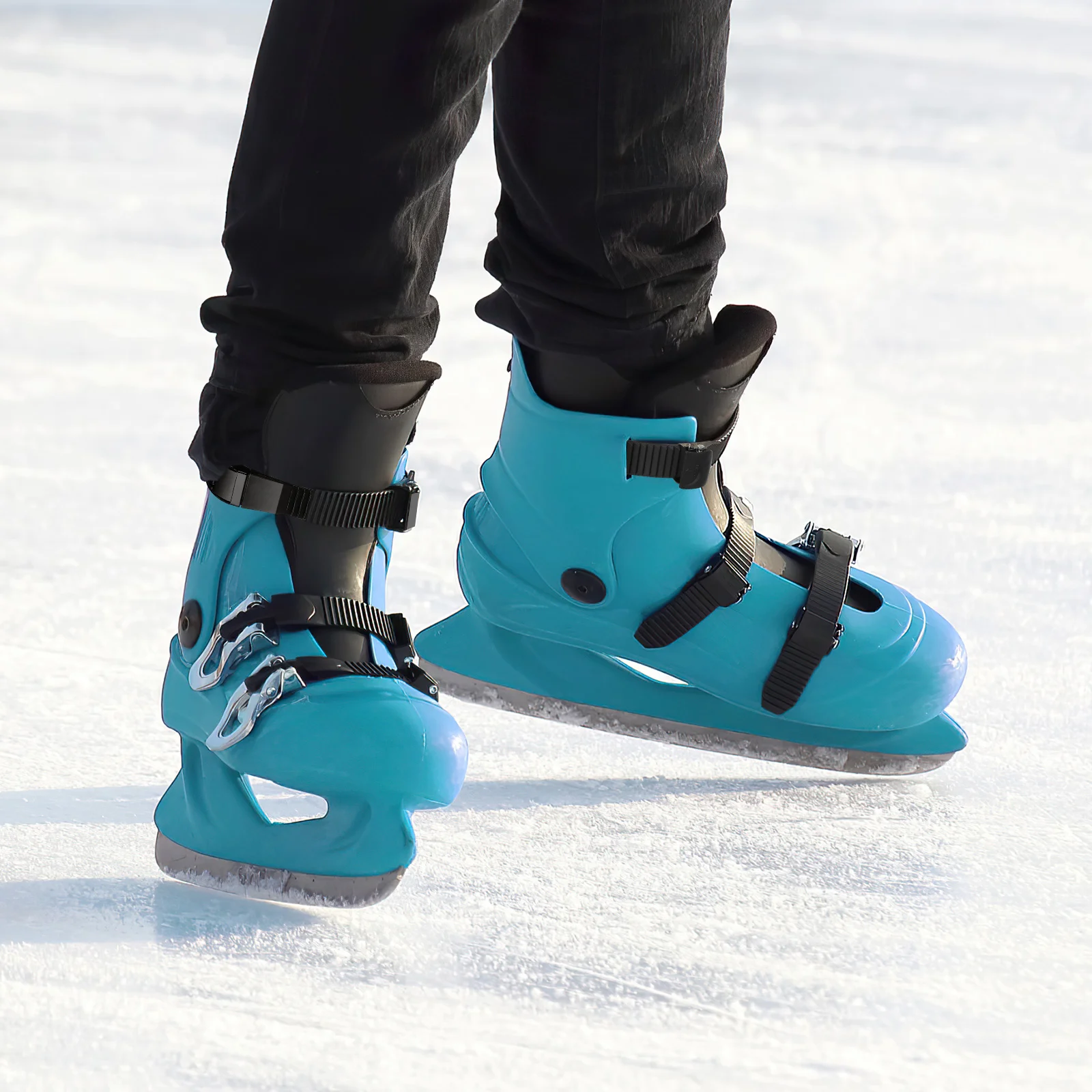 2 juegos de cordones ajustables para patines con correa para zapatillas de deporte, zapatos de patinaje para adultos