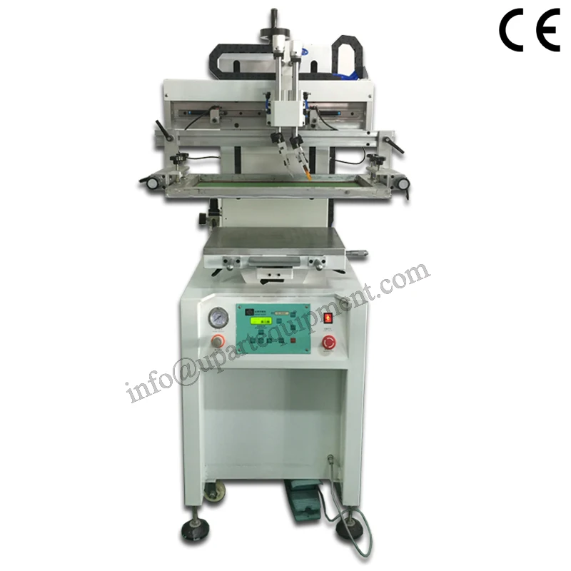 Automatic Screen Printing Machine Used Logo Flat Bed Silkscreen Printer For Sale