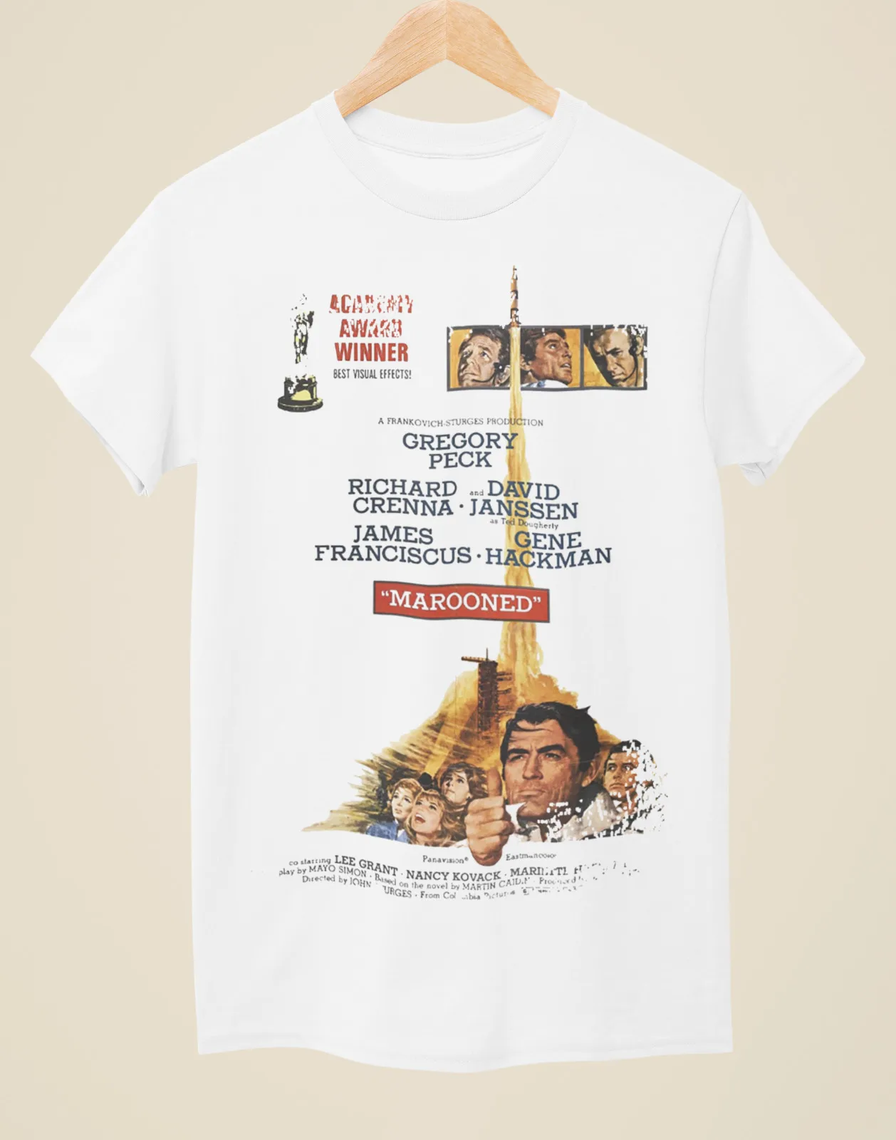 

Marooned (1969) - Movie Poster Inspired Unisex White T-Shirt