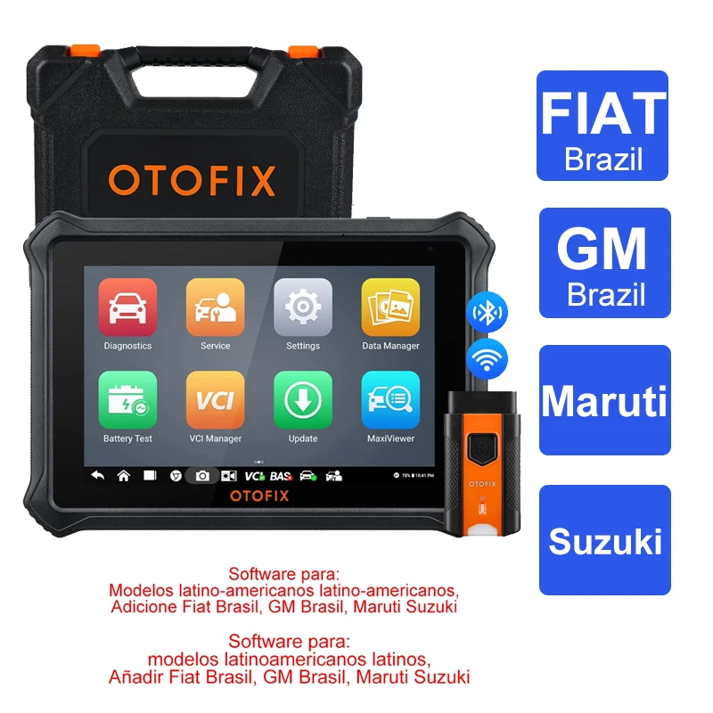OTOFIX D1 LITE OBD2-scanner Autodiagnostisch hulpmiddel Bluetooth Draadloze bidirectionele bediening OBD Automotive Scan Tool Actieve test